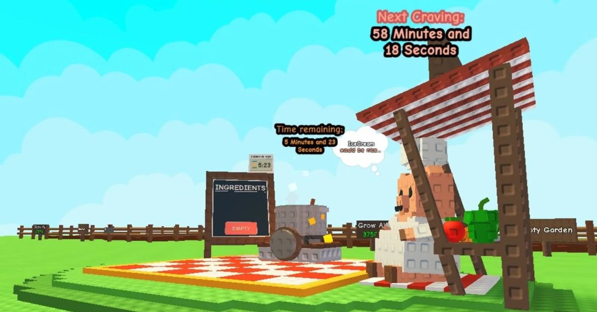 Roblox Grow a Garden recipes